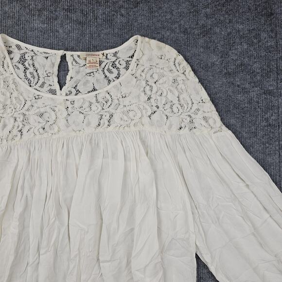 Sundance Blouse Womens Large Boho Peasant Coastal Mystic Moonrise Pirate Relaxed - Picture 2 of 6